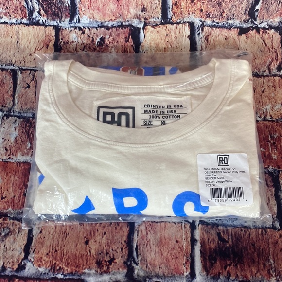 Roots of Fight Iverson Philly Photo White Tee - Picture 3 of 7